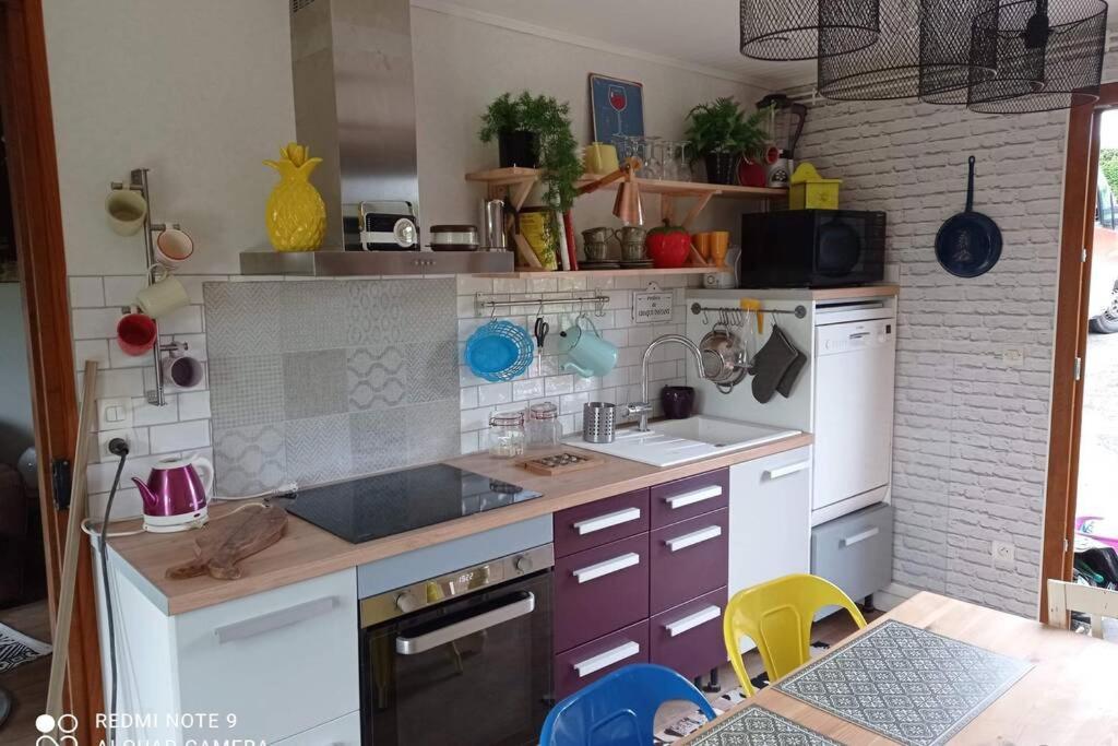 La Cabane Des Druides Perigny  Bagian luar foto